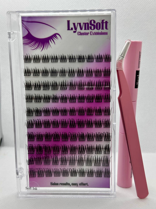 Soft Ink- Eyelash Cluster KIT (10mm-18mm)