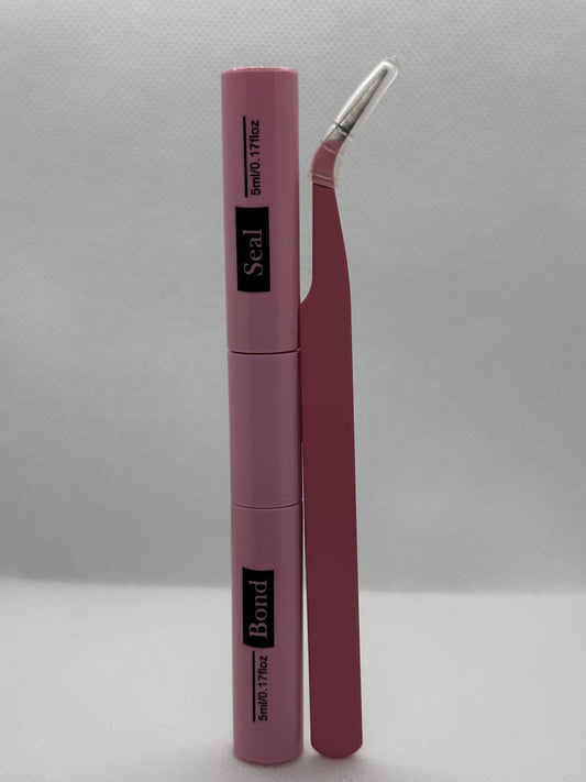 Twist Set- 10ml Eyelash Bond+Seal, Applicator.