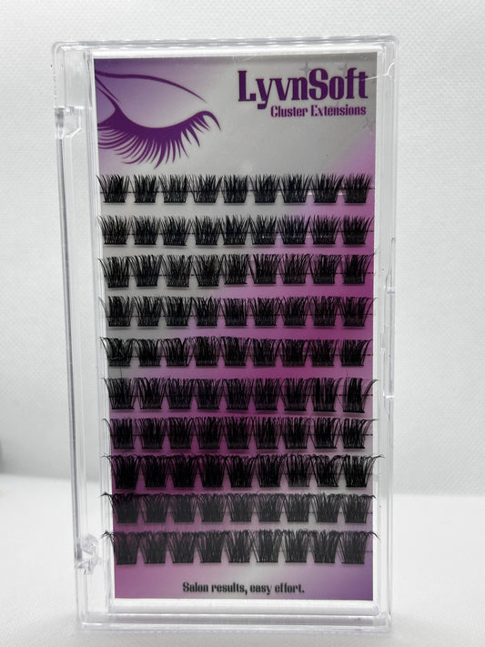 Luna-Eyelash Cluster (10mm-18mm)